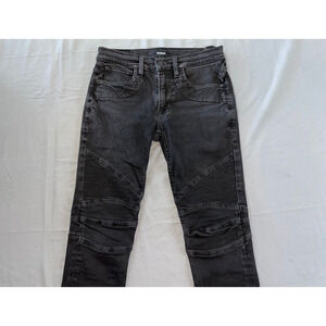 Hudson 'Ethan Biker Skinny' Stretch Denim Moto Jeans. Men's 28X32, GUC!!